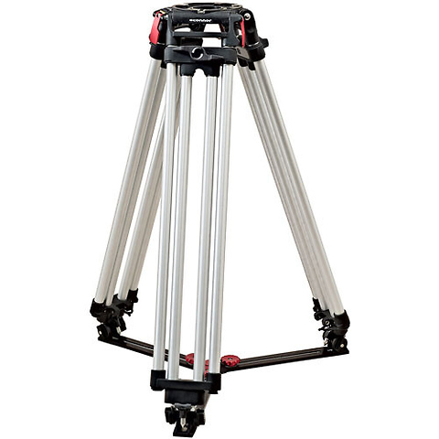 Ultimate 2575D Head & Cine HD Mitchell Top Plate Tripod System with Floor Spreader Image 2