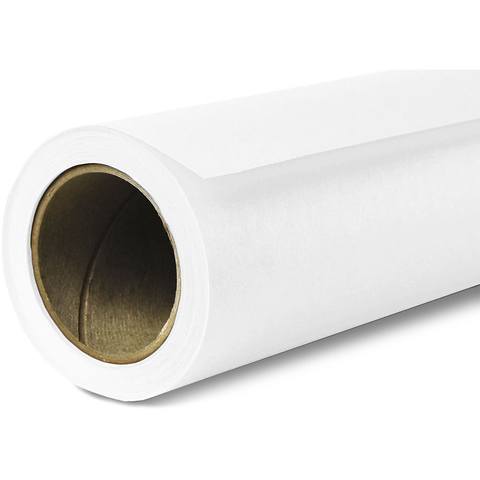 Widetone Seamless Background Paper (#66 Pure White, 86 in. x 36 ft.) Image 0