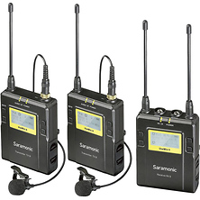 UWMIC9 RX9 + TX9 + TX9, 96-Channel Digital UHF Wireless Dual Lavalier Mic System (514 to 596 MHz) Image 0