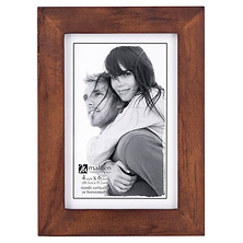 4 x 6 in. Stone Washed Picture Frame (Walnut) Image 0