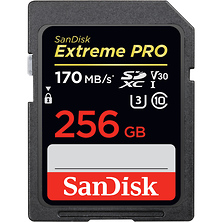 256GB Extreme Pro UHS-I SDXC Memory Card (90MB/s) Image 0