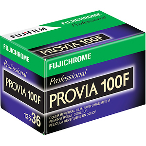 Fujichrome Provia 100F Professional RDP-III Color Transparency Film (35mm Roll Film, 36 Exposures)