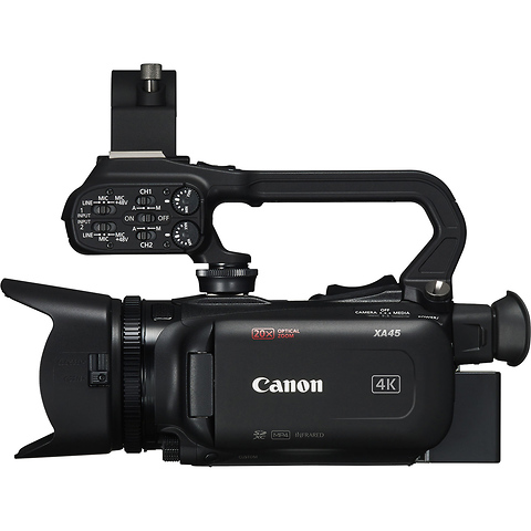 XA45 Professional UHD 4K Camcorder with Canon BP-820 Battery Pack Image 2