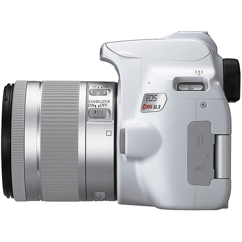 EOS Rebel SL3 Digital SLR with EF-S 18-55mm f/4-5.6 IS STM Lens (White) Image 4