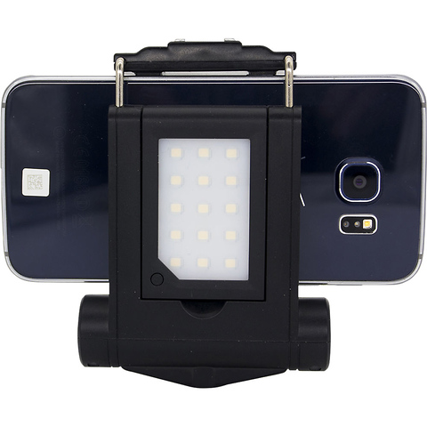 Smartphone Holder with Flip-Up LED Light Image 4