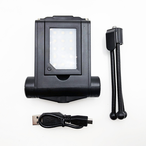 Smartphone Holder with Flip-Up LED Light Image 6