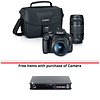 EOS Rebel T7 Digital SLR Camera with 18-55mm and 75-300mm Lenses Thumbnail 0