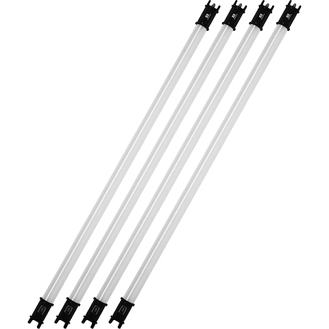 PavoTube 30C 4 ft. RGBW LED Tube with Internal Battery 4 Light Kit (Open Box) Image 0