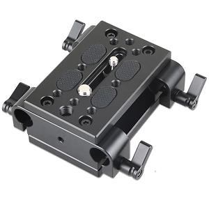Tripod Mounting Kit with 2 x Plates and 2 x 15mm Rod Clamps