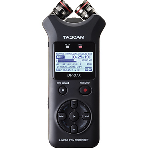 DR-07X 2-Input / 2-Track Portable Audio Recorder with Onboard Adjustable Stereo Microphone