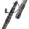 KP9CCR 9 ft. KlassicPro Graphite 6-Section Boompole with Internal XLR Coiled Cable, Side Exit Thumbnail 0