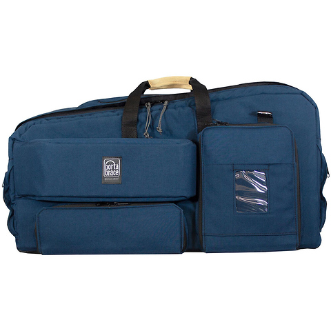 Carry-On Camcorder Case with Plastic Viewfinder Guard (Blue, Large) Image 0