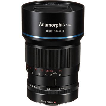 50mm f/1.8 Anamorphic 1.33x Lens for Fuji X (Open Box)
