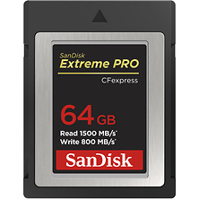 64GB Extreme Pro CFexpress Type B Memory Card (800MB/s) Image 0
