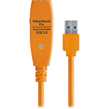 TetherBoost Pro USB-C Core Controller 16' Orange Extension Cable Image 0