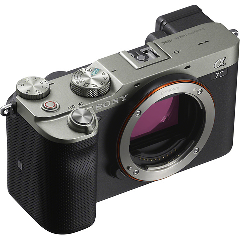 Alpha a7C Mirrorless Digital Camera Body (Silver) with FE 85mm f/1.8 Lens Image 6