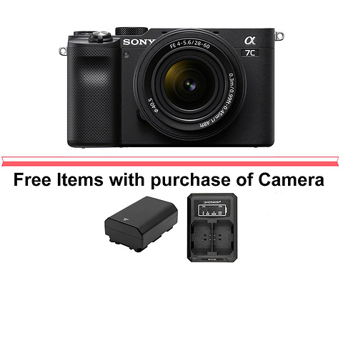 Alpha a7C Mirrorless Digital Camera with 28-60mm Lens (Black) and FE 85mm f/1.8 Lens Image 10