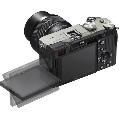Alpha a7C Mirrorless Digital Camera with 28-60mm Lens (Silver) and FE 85mm f/1.8 Lens Image 6
