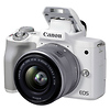 EOS M50 Mark II Mirrorless Digital Camera with 15-45mm Lens (White) Thumbnail 2