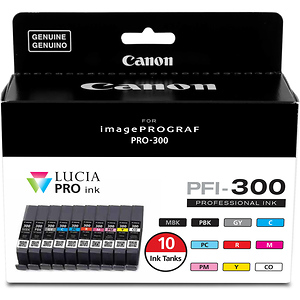 PFI-300 Ten Color Ink Tank Value Pack