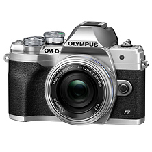 OM-D E-M10 Mark IV Mirrorless Micro Four Thirds Digital Camera with 14-42mm Lens (Silver) Image 0