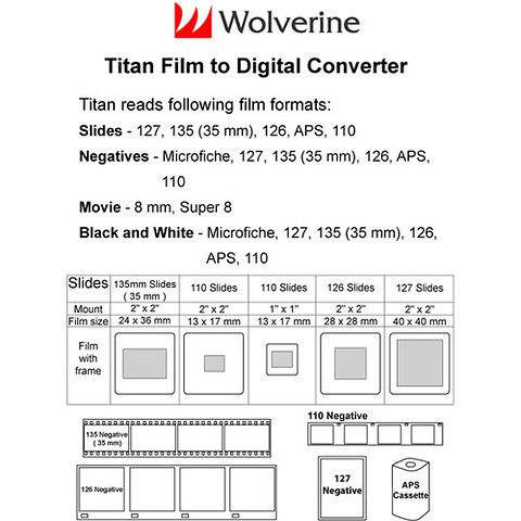 Wolverine Data F2D Titan 8-in-1 High-Definition Film to Digital Converter Image 6