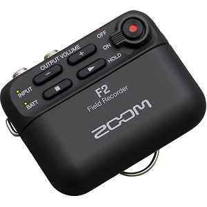F2 Ultracompact Portable Field Recorder with Lavalier Microphone