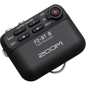 F2-BT Ultracompact Bluetooth-Enabled Portable Field Recorder with Lavalier Microphone