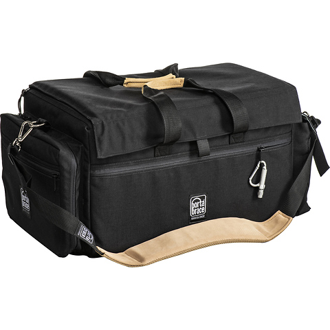 DVO-3R Large Carrying Case for Camcorder with Matte Box and Follow Focus (Black with Copper Trim) Image 0