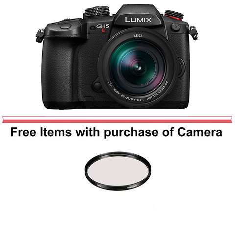 Lumix DC-GH5 II Mirrorless Micro Four Thirds Digital Camera with 12-60mm Lens Image 0