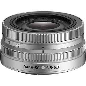NIKKOR Z DX 16-50mm f/3.5-6.3 VR Lens (Silver)