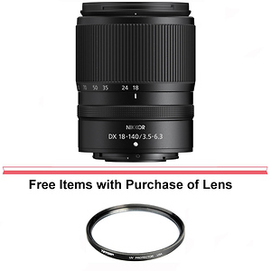 NIKKOR Z DX 18-140mm f/3.5-6.3 VR Lens