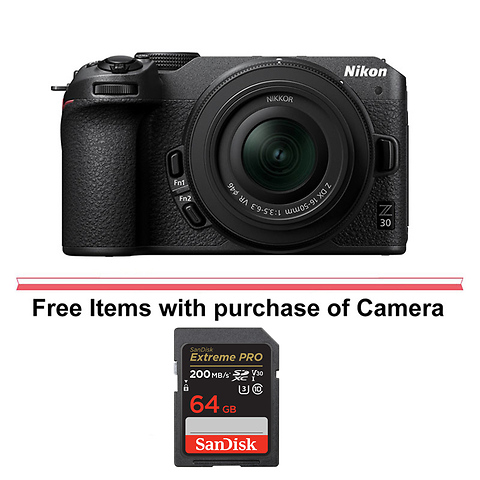 Z 30 Mirrorless Digital Camera with 16-50mm Lens Image 0