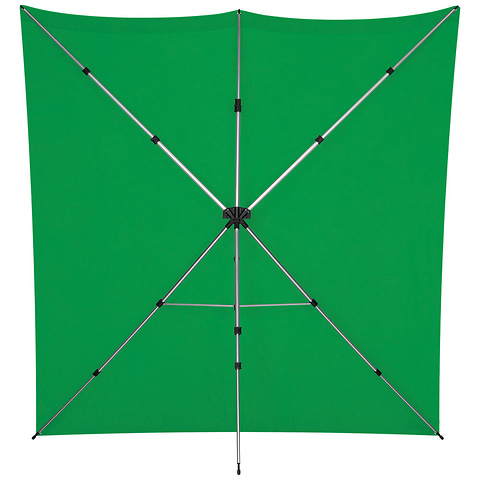 8 x 8 ft. Chroma-Key Green Screen Kit Image 4