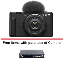 ZV-1F Vlogging Camera (Black) Image 0