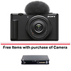 ZV-1F Vlogging Camera (Black) Thumbnail 0