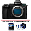 Lumix DC-S5 II Mirrorless Digital Camera Body (Black) with Lumix S 85mm f/1.8 Lens Thumbnail 9