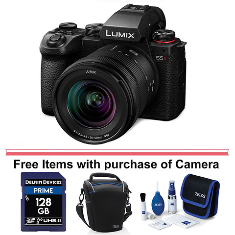 Lumix DC-S5 II Mirrorless Digital Camera with 20-60mm Lens (Black) Image 0