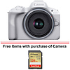 EOS R50 Mirrorless Digital Camera with 18-45mm Lens (White) Thumbnail 0