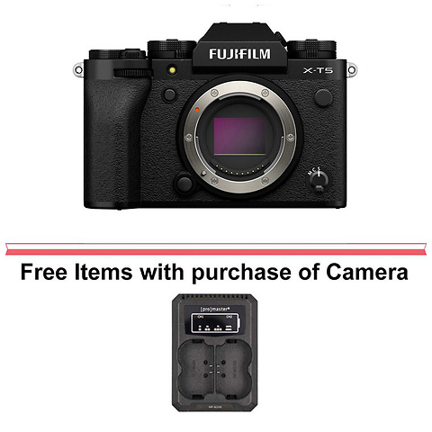 X-T5 Mirrorless Digital Camera Body (Black) Image 0