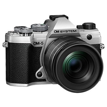 OM-5 Mirrorless Micro Four Thirds Digital Camera with 12-45mm f/4 PRO Lens (Silver)