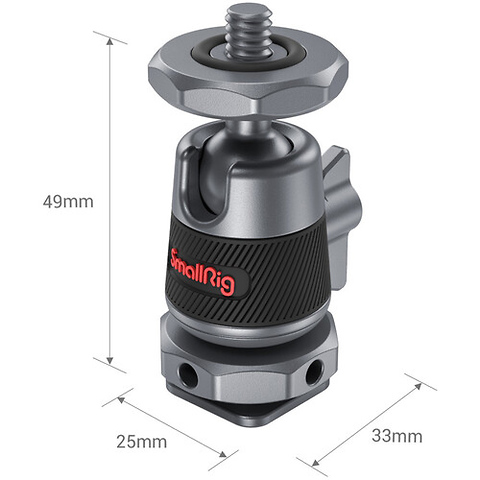 Mini Ball Head with Removable Cold Shoe Mount (Pair) Image 1
