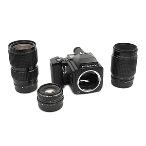 P645 Body, 75mm f/2.8, 120mm f//4, and 80-160mm f/4.5 Lens Kit & Case - Pre-Owned