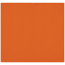 8 x 8 ft. Wrinkle-Resistant Backdrop (Tiger Orange) Image 0