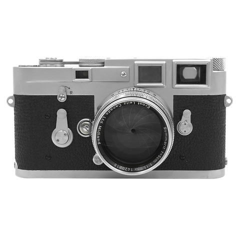 Rare M3 Body SS ST w/ Summarit 5cm f/1.5 Lens Collectible Kit Chrome - Pre-Owned Image 3