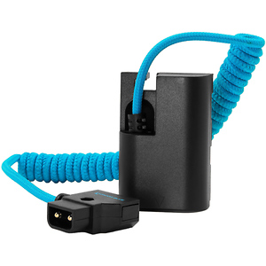 D-Tap to Canon LP-E6 Dummy Battery Cable (16-36 in., Blue)