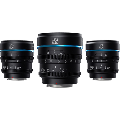 Night Walker T1.2 S35 Cine 3-Lens Set (X-Mount, Black) Image 0