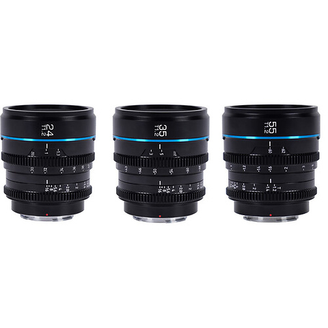 Night Walker T1.2 S35 Cine 3-Lens Set (X-Mount, Black) Image 1