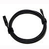16.4 ft. Female USB-C to Male USB-C Active Extension Cable (Black) Thumbnail 0