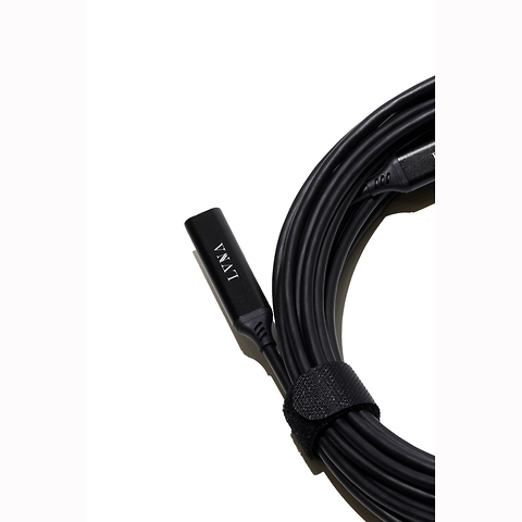 32.8 ft. Female USB-C to Male USB-C Active Extension Cable (Black) Image 1
